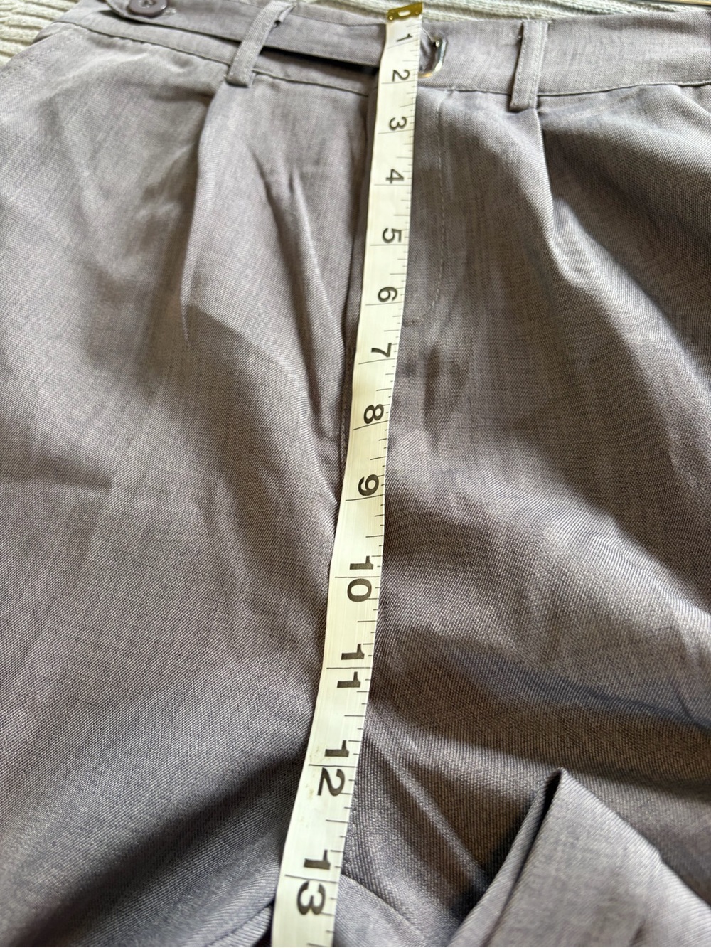 Wide Leg Gray Dress Pants - Picture 6 of 9